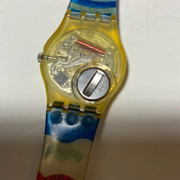 lot of 3 Swatch Watches Variety display picture 1
